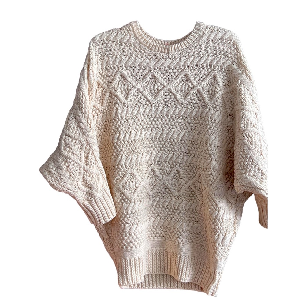 Hailey & Co chunky sweater large beige